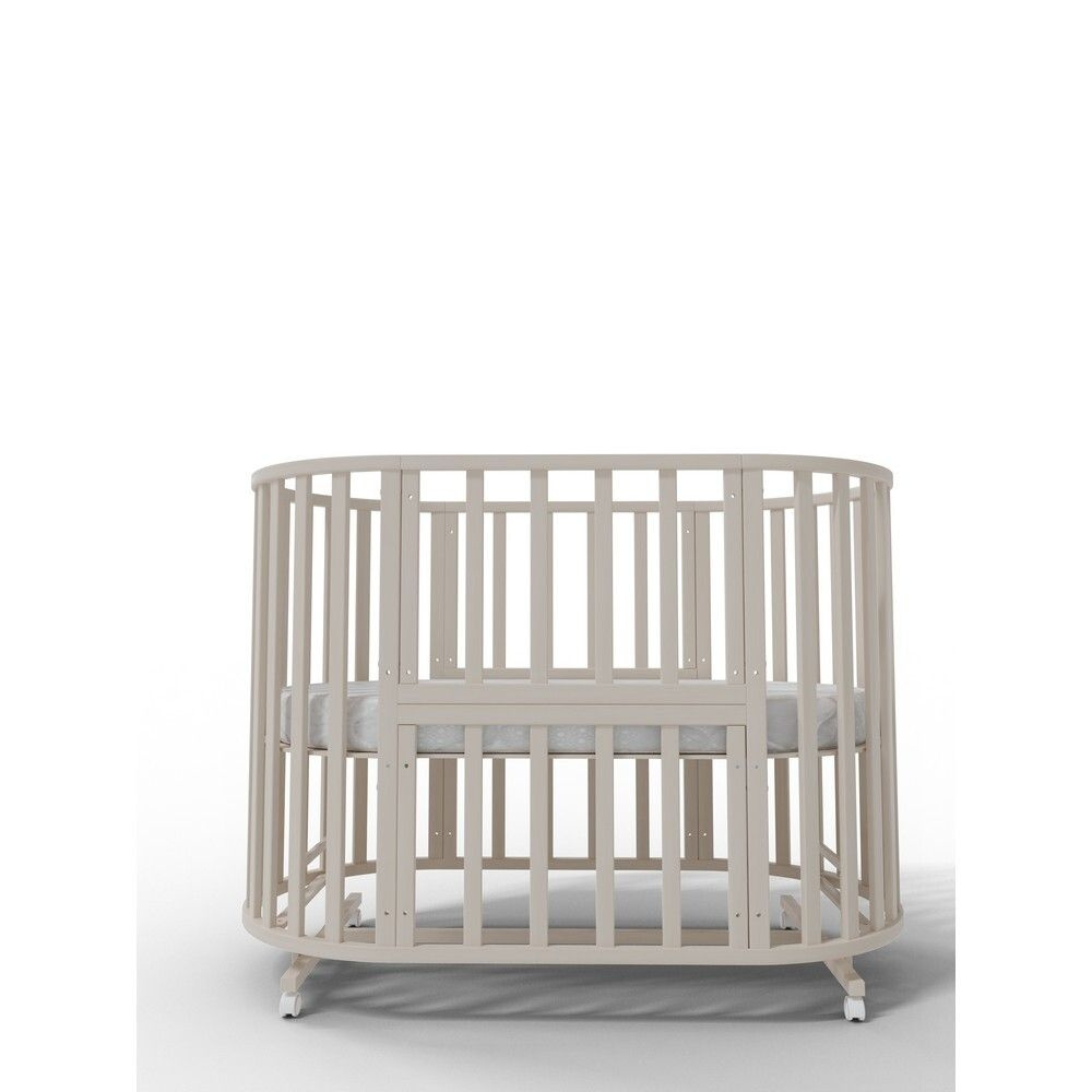 Кроватка-трансформер для новорождённых 9 в 1, универсальный маятник, цвет слоновая кость  #1