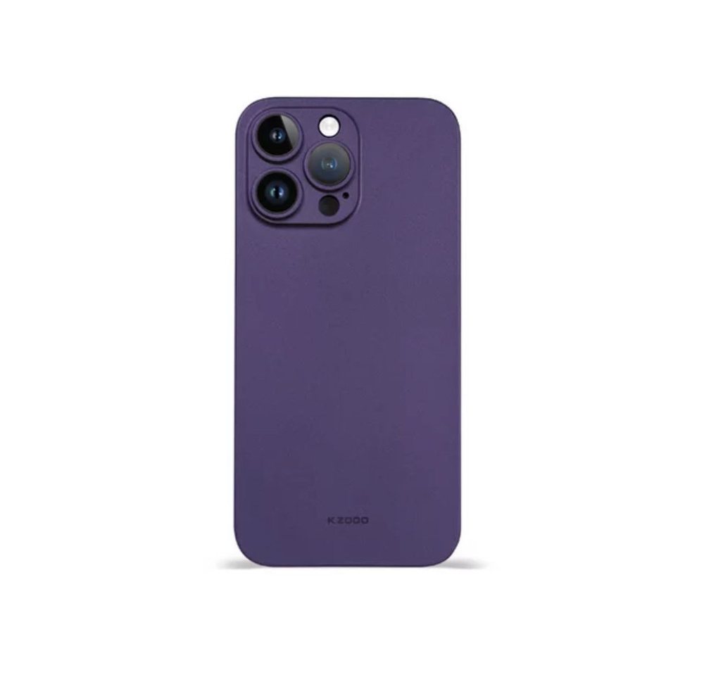 Ультратонкий чехол KzDOO (K-DOO) Air Skin для Apple iPhone 14 Pro Max/ Айфон 14 Про Макс (6.7), фиолетовый #1