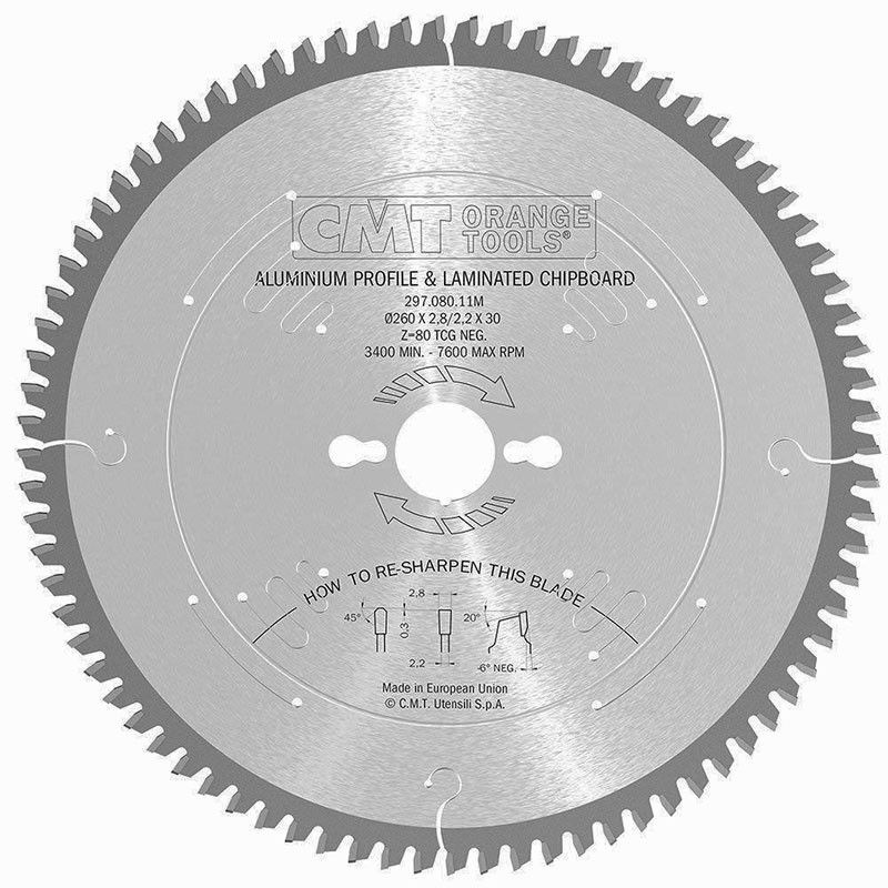 CMT Диск пильный 260 x 2.2 x 30; 80  зуб. #1