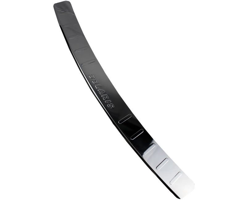 Накладка на бампер Хендай Солярис с 2020г седан / Hyundai Solaris ...