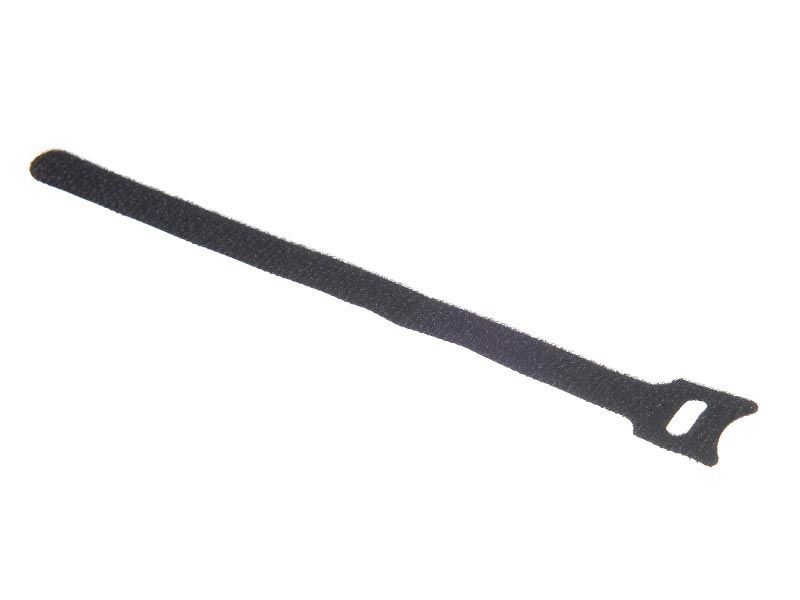 Стяжка-липучка многоразовая 200*12, черный, материал полиамид, 10 шт  #1
