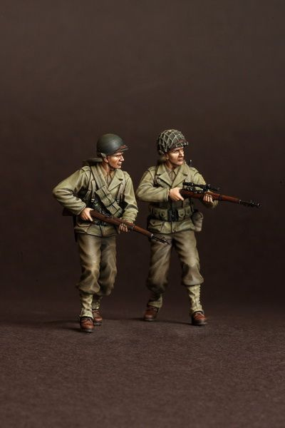 Военно-историческая миниатюра Soga Miniatures 3003SOGA US Infantry sniper and infantryman.  #1