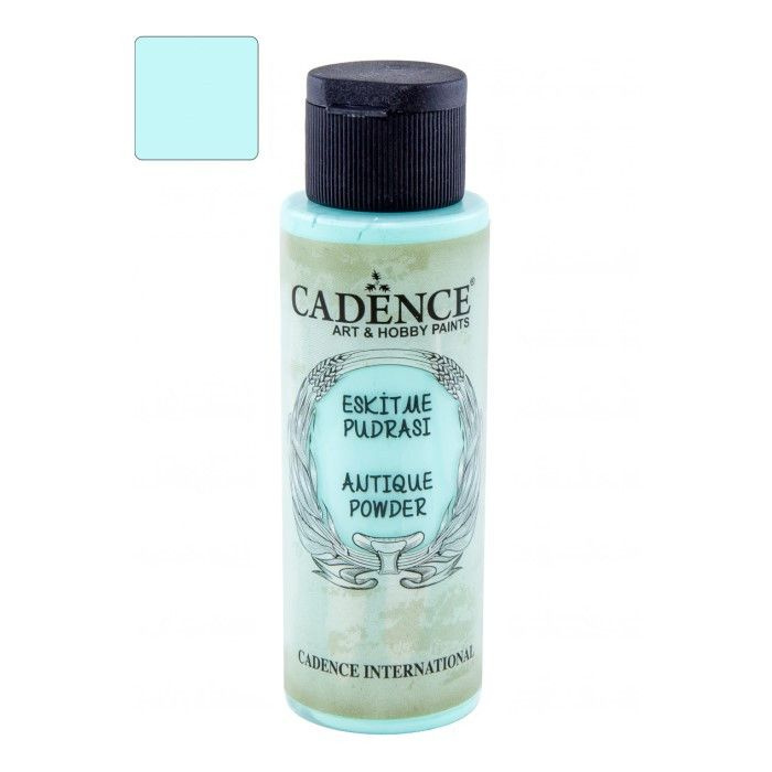 Краска-пудра (патина) для создания эффекта состаривания Cadence Antique Powder, 70 ml Nile Green-710 #1