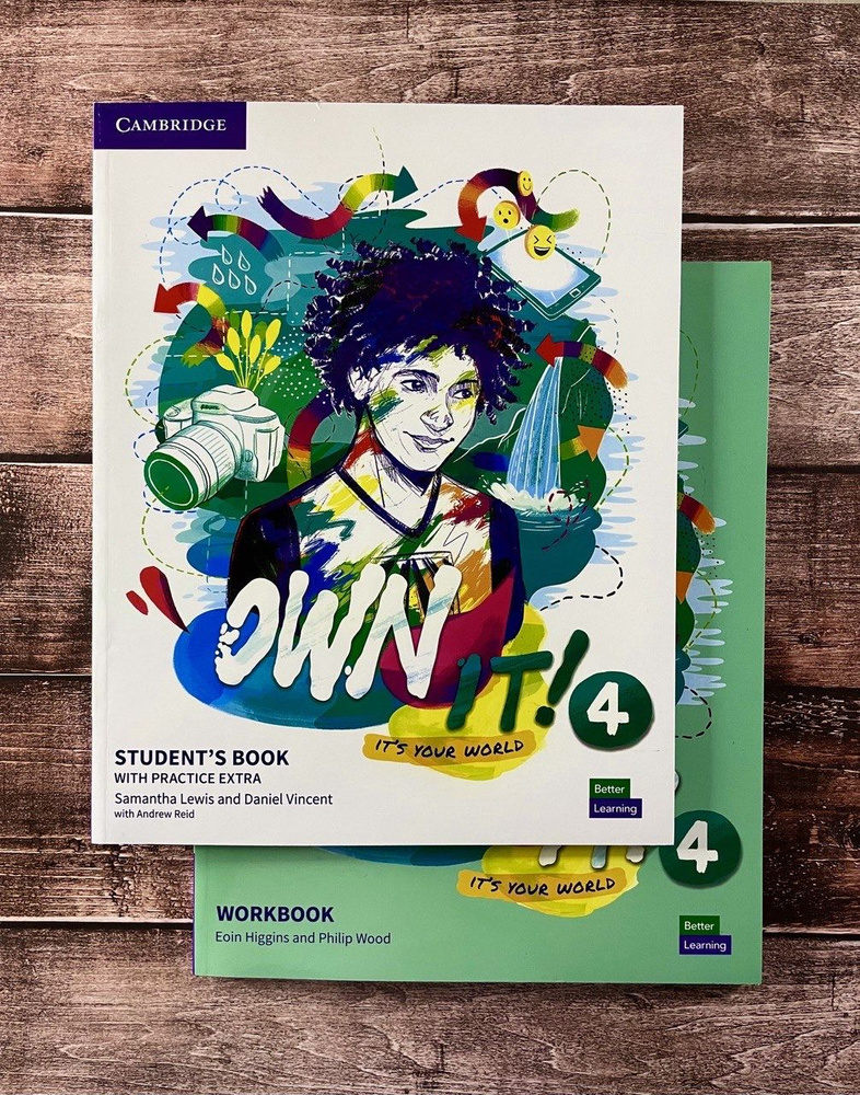 Own it! Level 4. Полный комплект. Student's Book with Practice Extra and Workbook. #1