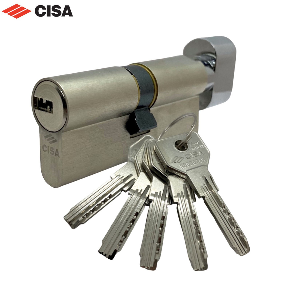 Цилиндровый механизм Cisa (Чиза) Asix 35*45В ОE302-19-0 цилиндр личинка для замка  #1