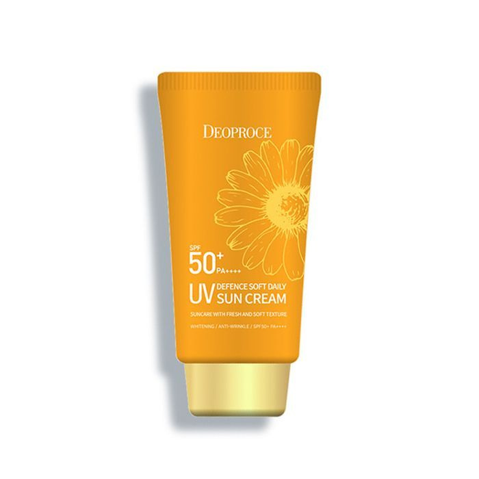 DEOPROCE UV DEFENCE SOFT DAILY SUN CREAM SPF50+ PA++++ Солнцещзащитный ...