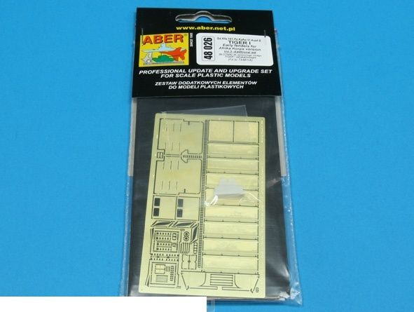 ABER ABR-48-026 Дополнения для Tiger I early vol.3- fenders for Afrika Korps version для Tamiya 1/48 #1