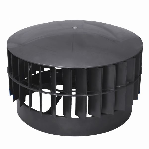 GERVENT, Ротационная вентиляционная турбина 355 мм, черный - купить по ...