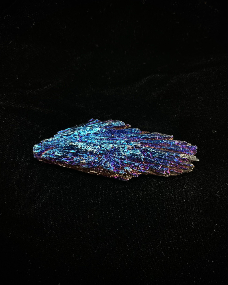 Кианит (Ведьмина метла) - 3-4 см, натуральный камень, 1 шт - для декора, поделок, бижутерии  #1