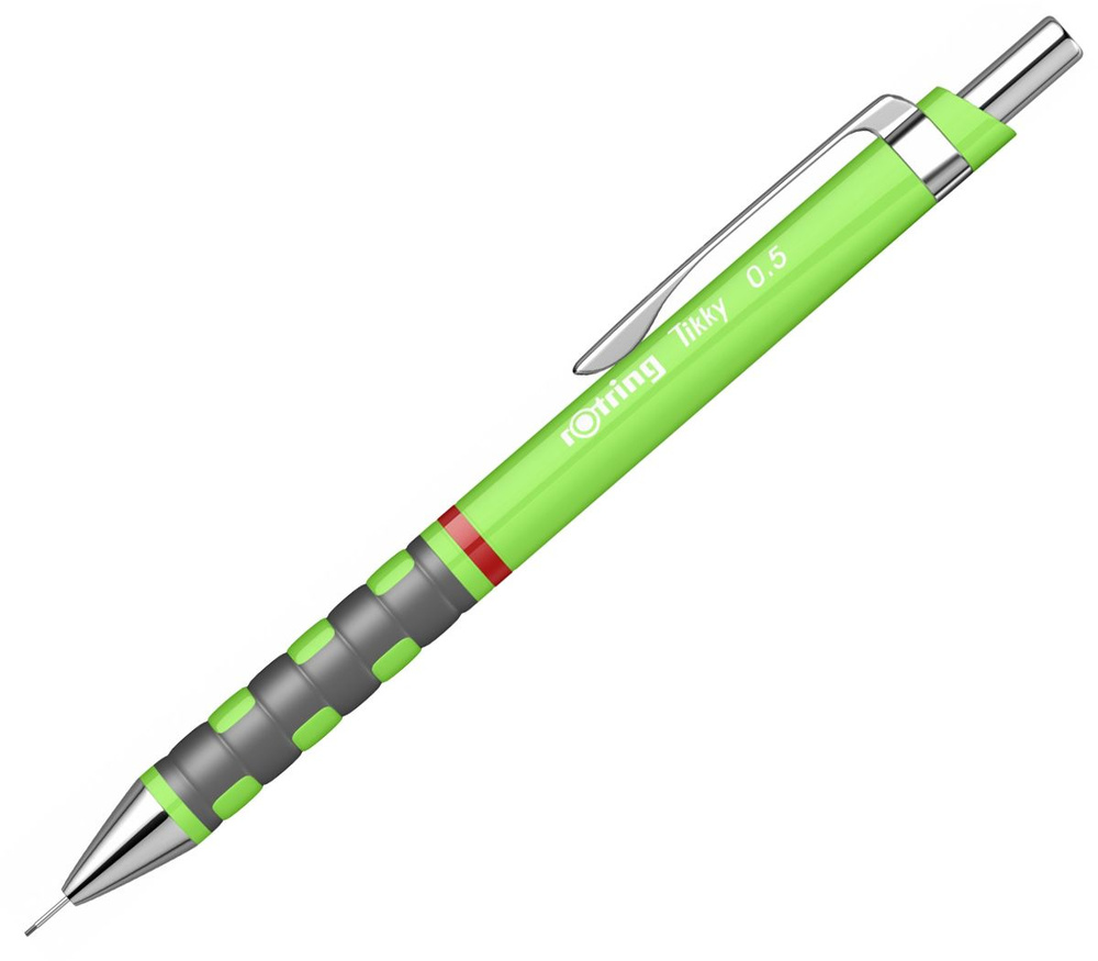 Механический карандаш ROTRING TIKKY 0.5 ММ NEON GREEN неоновый зеленый корпус  #1