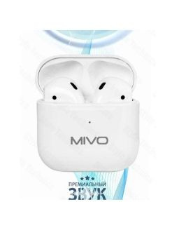Беспроводные наушники MIVO MT-12 Bluetooth 5.3 с микрофоном / IOS / Android / Siri  #1
