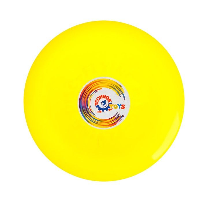 Летающая тарелка, 24 x 24 x 2,5 см, цвет жёлтый мел в подарок #1