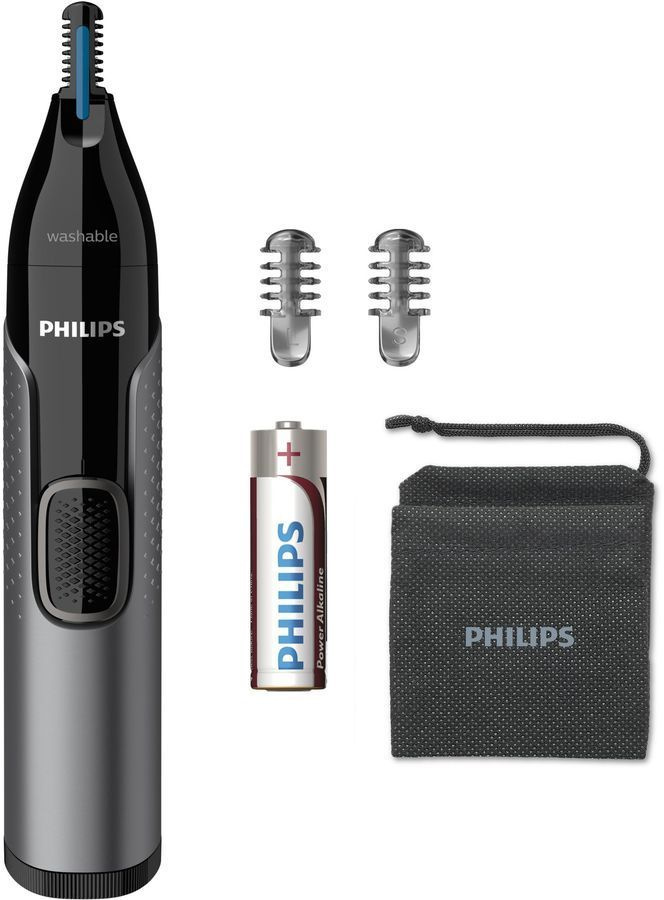 Philips Триммер для носа и ушей NT3650/16, кол-во насадок 2 #1