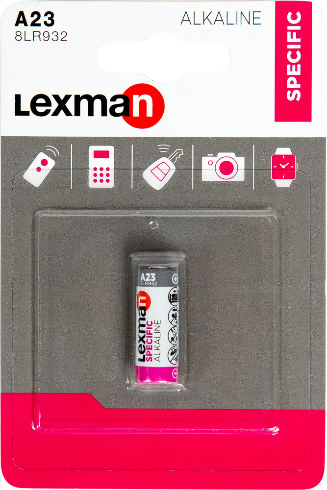 Батарейка алкалиновая Lexman A23, 1 шт. #1