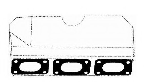 BGA Прокладка впускного коллектора, арт. MG0585, 1 шт. #1