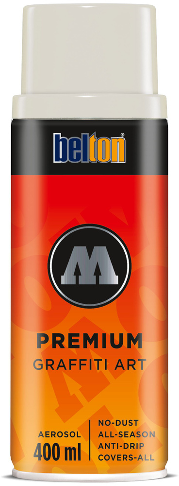 Аэрозольная краска для граффити и дизайна Molotow Belton PREMIUM #218 / 327100 light grey neutral  #1