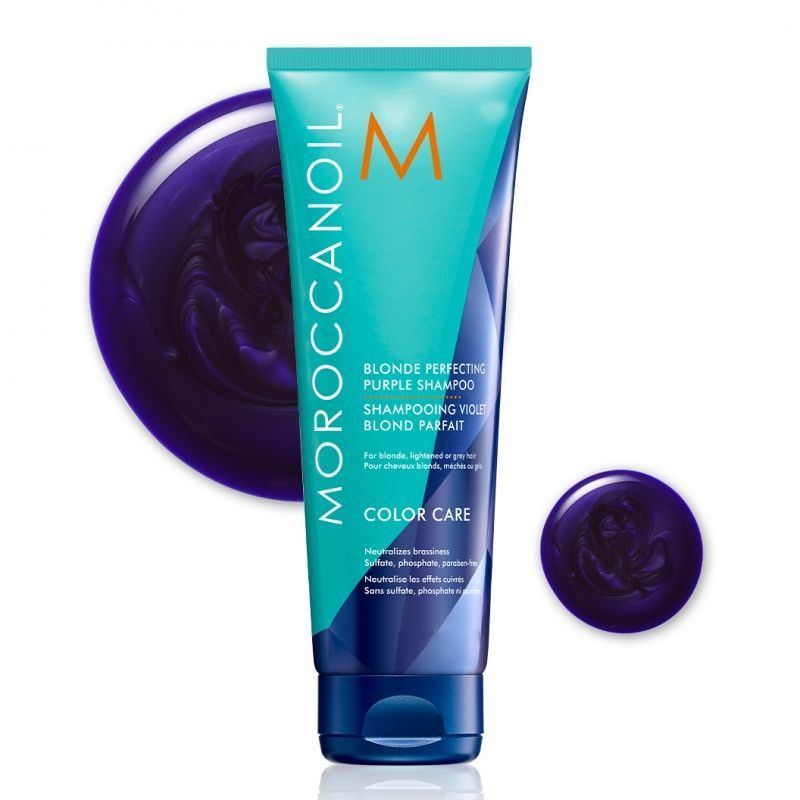 Moroccanoil BLONDE PERFECTING PURPLE SHAMPOO - Тонирующий шампунь для светлых волос с Фиолетовым пигментом, #1
