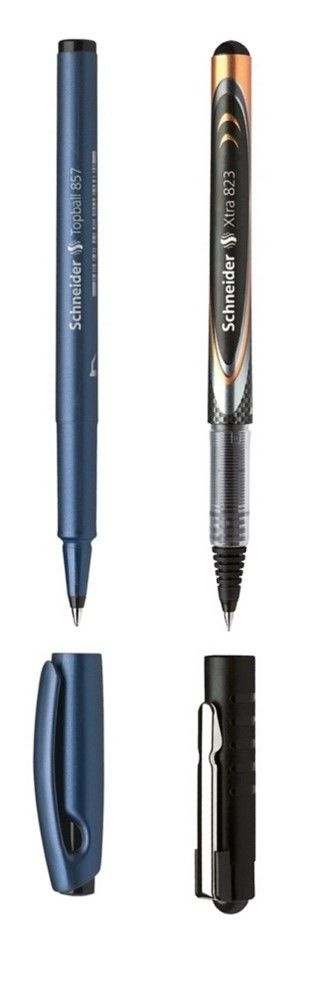 Ручка-роллер, 2 шт, Schneider TopBall 857 и Xtra 823, по 1 шт, черная #1