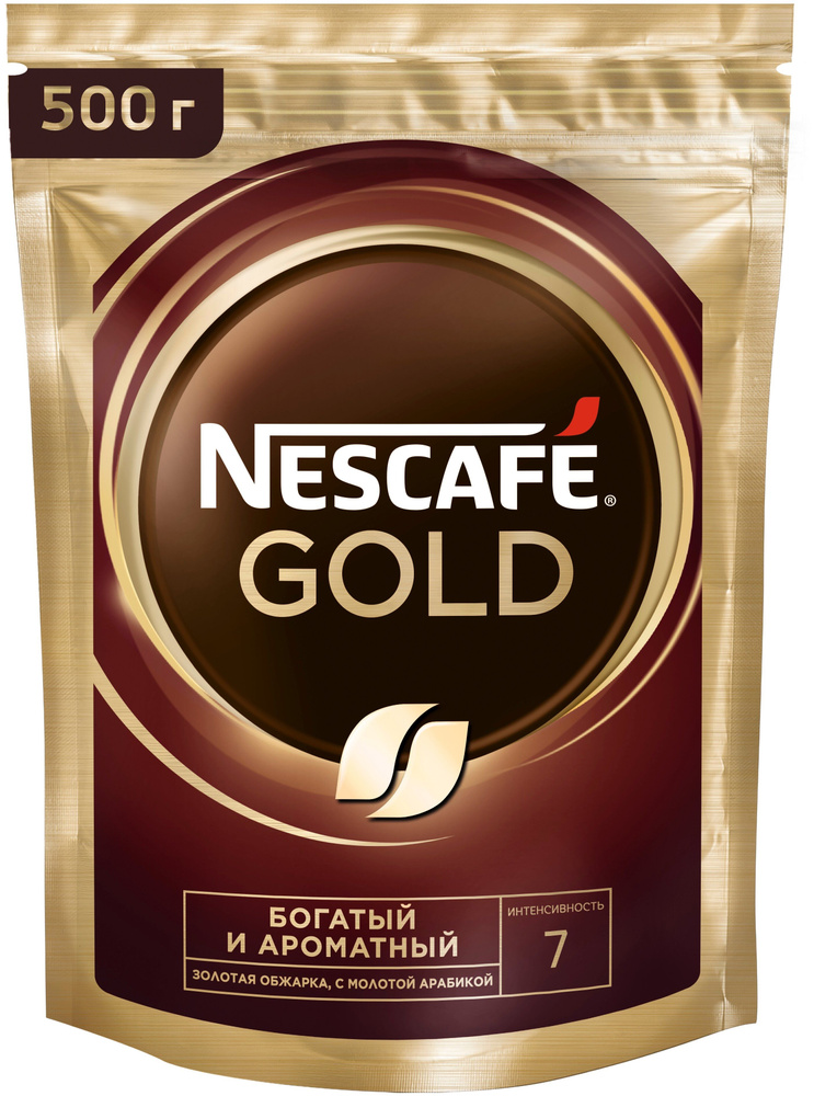 Кофе растворимый Nescafe Gold 500 гр #1