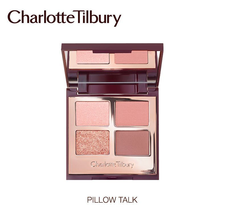 Charlotte tilbury Четырехцветная палитра теней для век белого цвета  #1