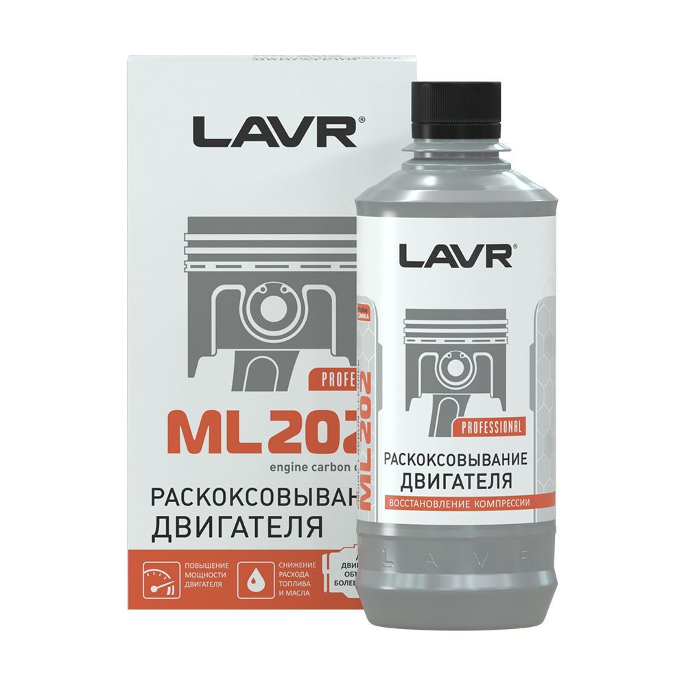 Раскоксовывание двигателя LAVR МL-202 Anti Coks Fast комплект для нестандартного двигателя 330мл (Ln2504) #1