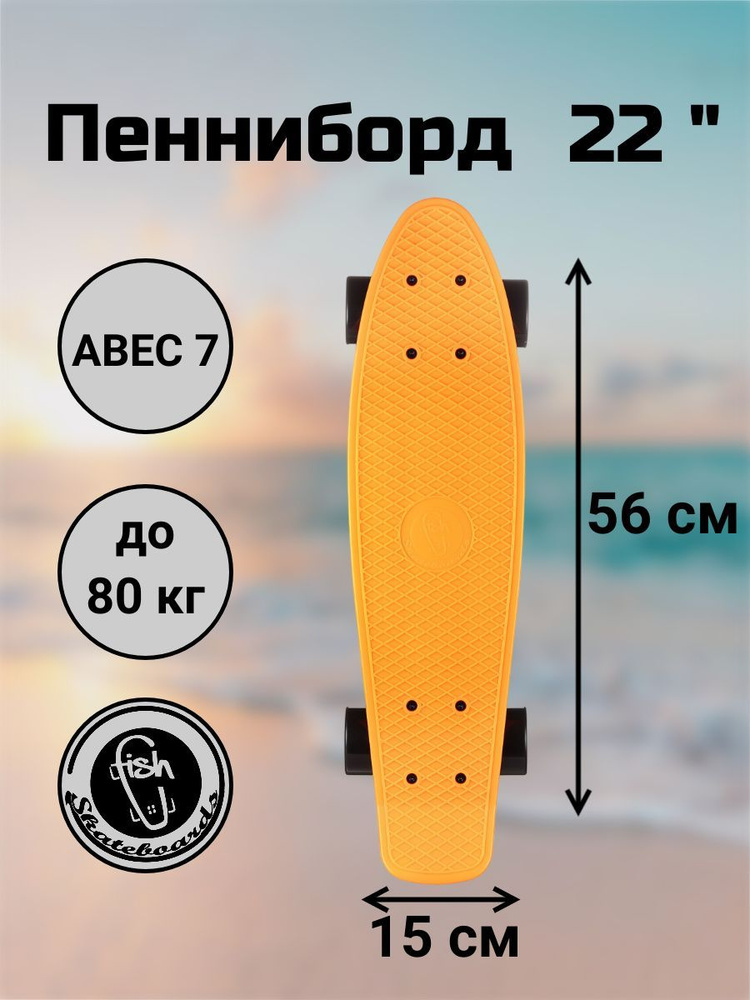 Пенни Борд   Fish Skateboards 22"  56 см #1