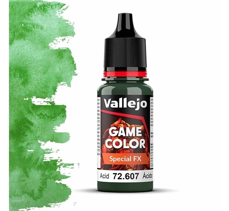 Краска акриловая для создания эффектов Vallejo "Game Color Special FX" 72.607 (Acid), 18мл  #1