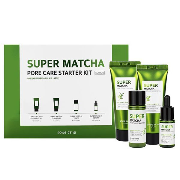 Some By Mi Стартовый набор Pore Care Starter Kit Super Matcha, 4 средства #1