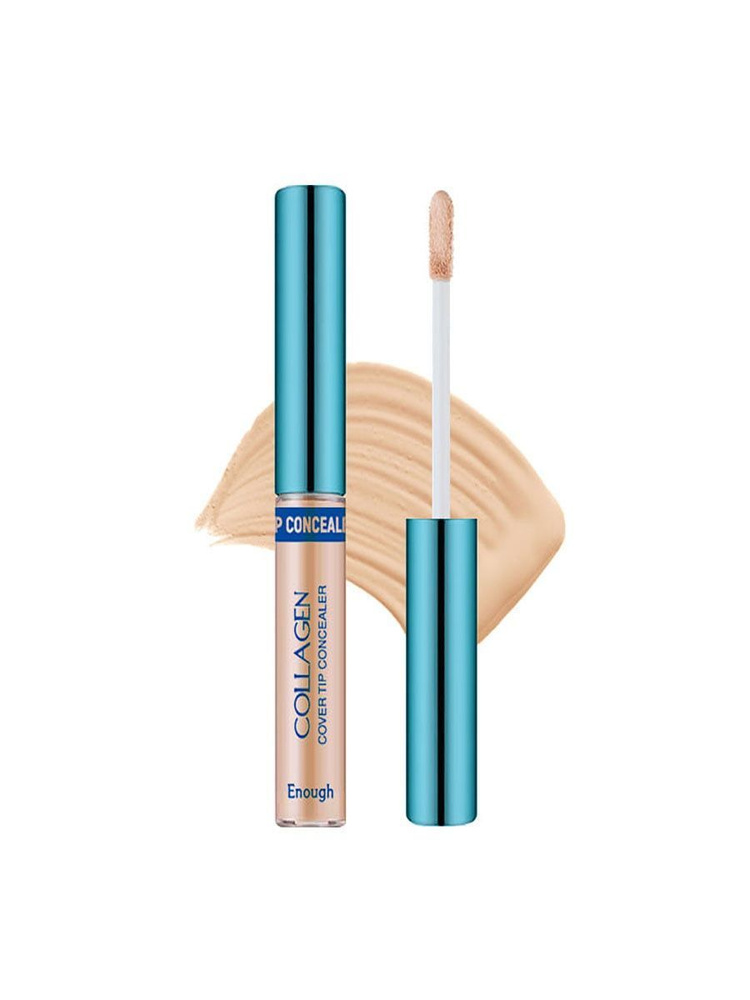 Enough Коллагеновый консилер 01 Collagen Cover Tip Concealer #1