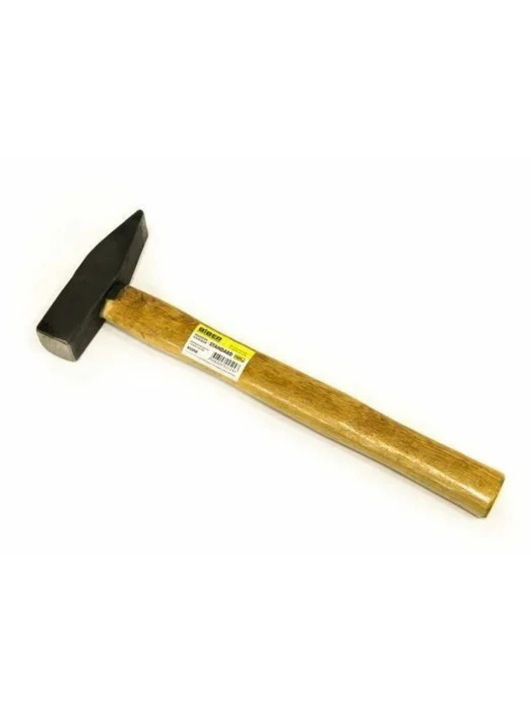 Молоток слесарный BIBER 85355 Стандарт, 500 г., деревянная ручка (1 штука).  #1