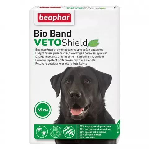 Ошейник от блох Beaphar VETO Shield Bio для собак и щенков, 65 см #1