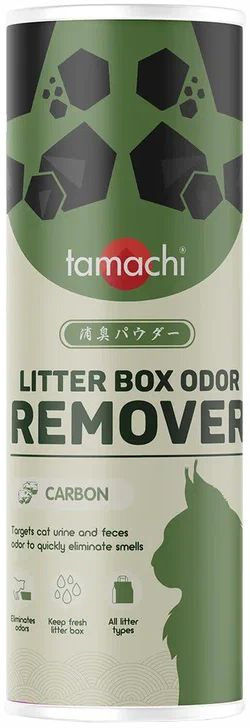 Tamachi Litter Box Odor Remover Carbon порошок ликвидатор запаха для кошачьих туалетов, 400 г  #1