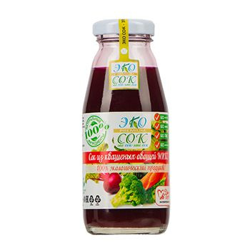 Сок Эко сок - Это сок из квашеных овощей 0.2л стеклянная бутылка Россия - 1 шт.  #1