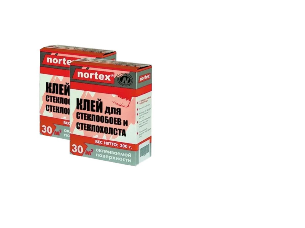 Nortex Клей для обоев, 300 г., 16 л., 2 шт. #1