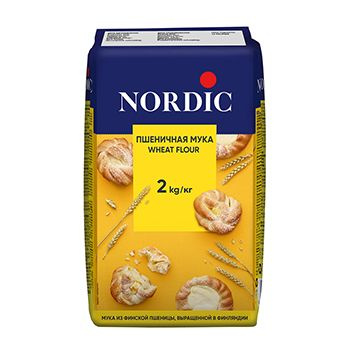 Мука пшеничная Nordic 2кг, Россия -1 шт. #1