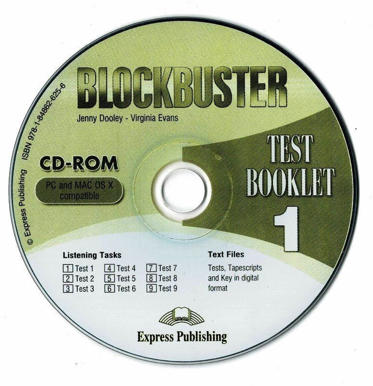 Blockbuster 1 Test Booklet CD-ROM Аудио CD к сборнику тестовых заданий и упражнений | Evans V.  #1