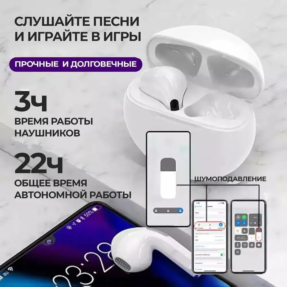 Беспроводные наушники WH-01 версия с микрофоном Bluetooth ! Bluetooth Наушники/Для IPhone / Android  #1