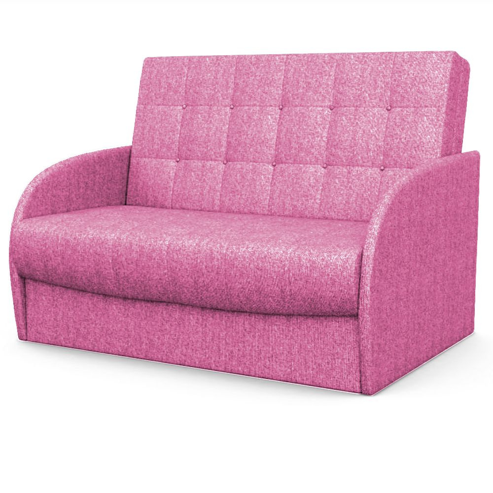 Диван-кровать Оригинал ФОКУС- мебельная фабрика 89х93х96 см рогожка розовая  #1