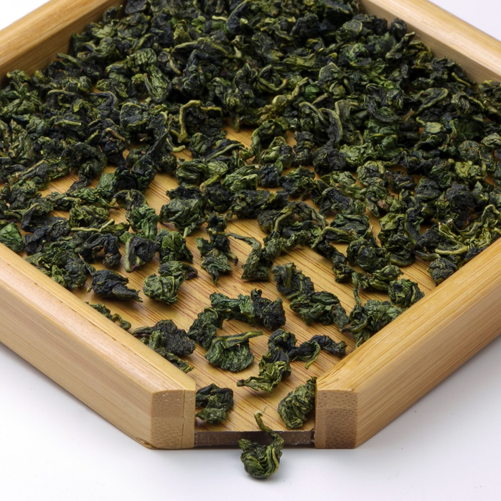 ITEA, Тигуанинь чай Китайский Премиум, Tieguanyin Oolong Green Tea Premium зеленый, крупнолистовой Улун #1