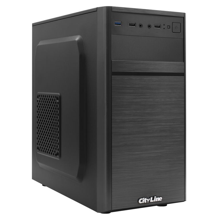 CityLine Системный блок i3845 (Intel Core i3-12100, RAM 16 ГБ, SSD 512 ГБ, Intel UHD Graphics 730, Windows #1