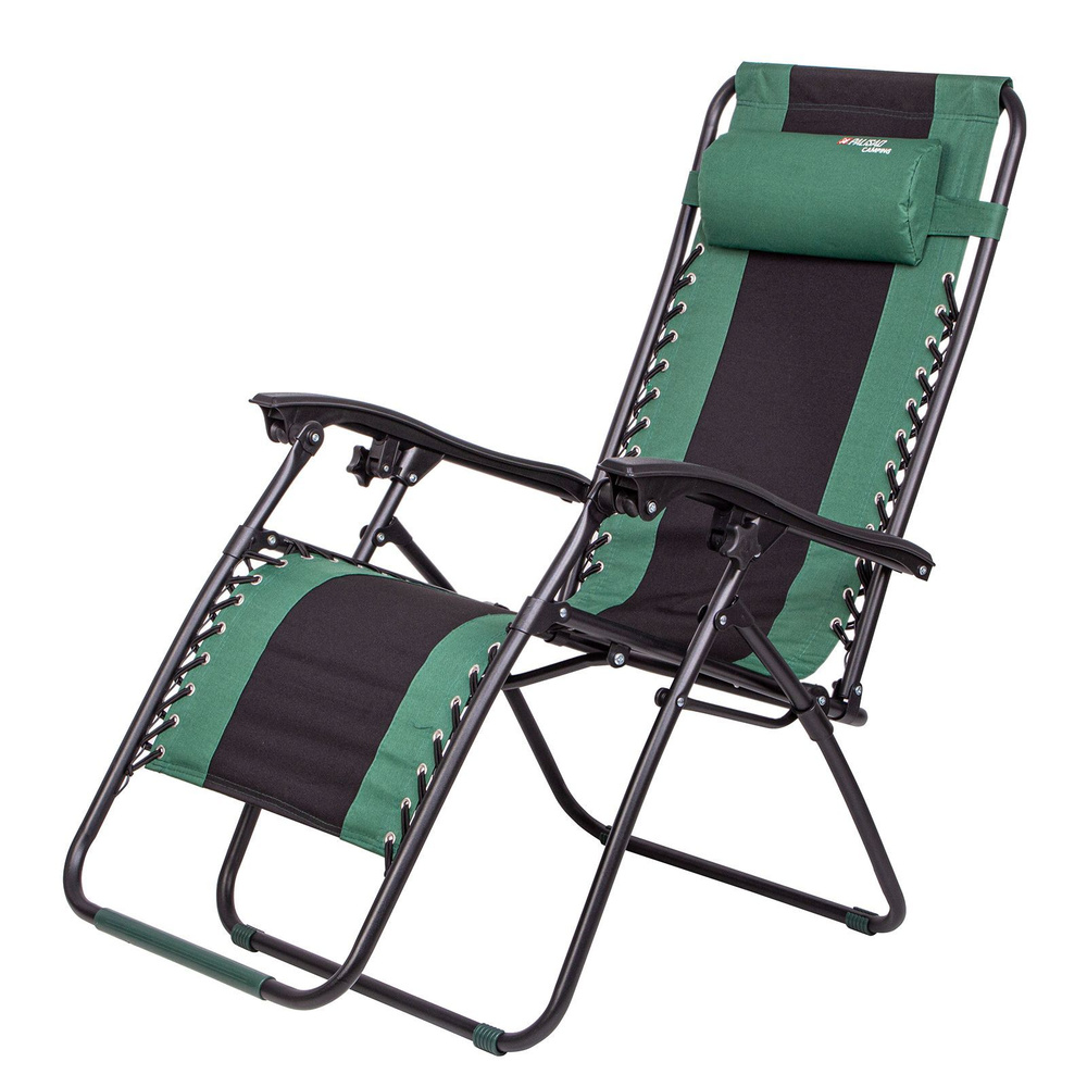 Кресло шезлонг складное для отдыха многопозиционное 160 х 63.5 х 109 cм. Camping Palisad, 69606  #1