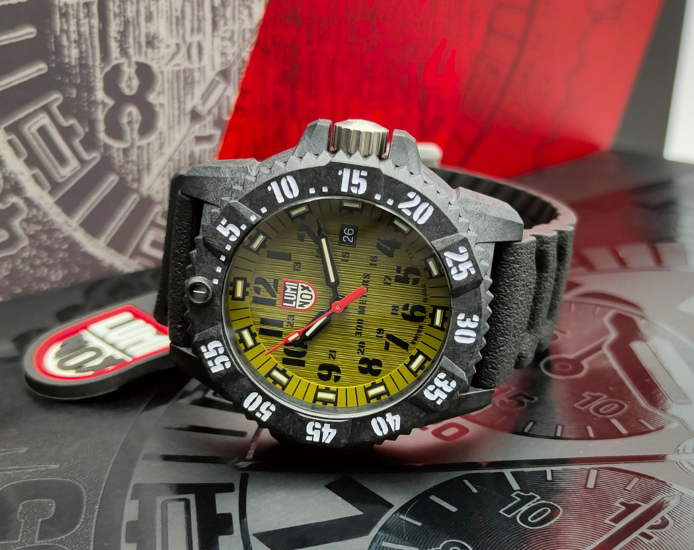 Часы мужские наручные Luminox Master Carbon SEAL - 3813 XS.3813.L. Наручные кварцевые часы. Часы для #1