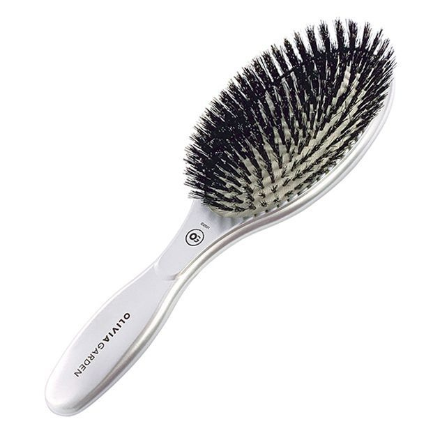 Щетка Olivia Garden EXPERT CARE OVAL Boar Bristles с керамической поверхностью  #1