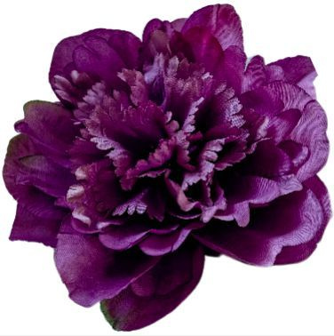 Брошь цветок ПИОН ПРЕМИУМ. Цвет пурпурный насыщенный/d 18  #1