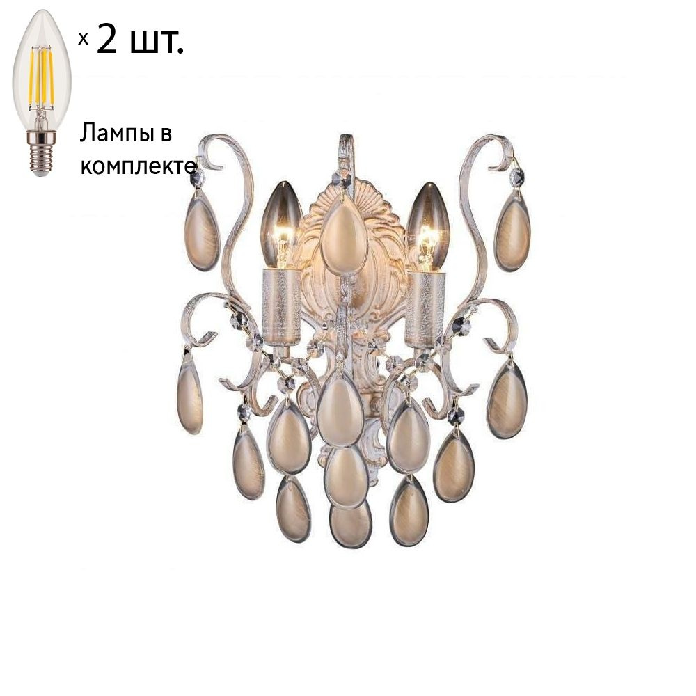 Crystal Lux Бра, E14, 120 Вт #1