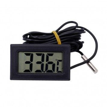 Термометр уличный цифровой TPM-10" универсальный, с выносным щупом 1 метр  #1
