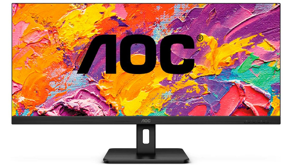 AOC 34" Монитор Q34E2A (Q34E2A), черный #1