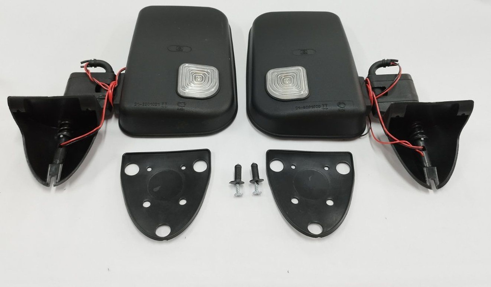 Зеркала боковые Нива 2121, с белым повторителем. Нейтральный антиблик ...