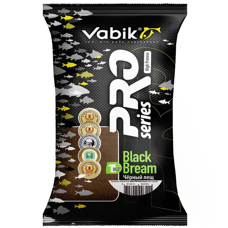 Прикормка натуральная Vabik PRO Black Bream (Лещ черный) 1кг #1