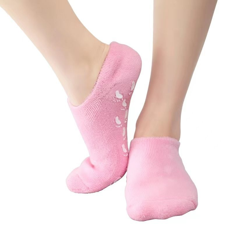 Увлажняющие гелевые носки для сухой кожи ног многоразовые  #1